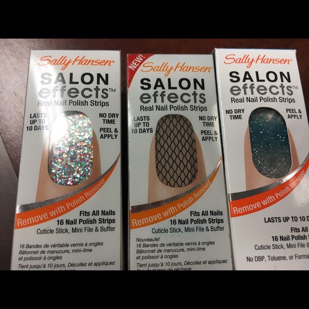 Sally Hanson Nail Effects  nail polish strips x3
